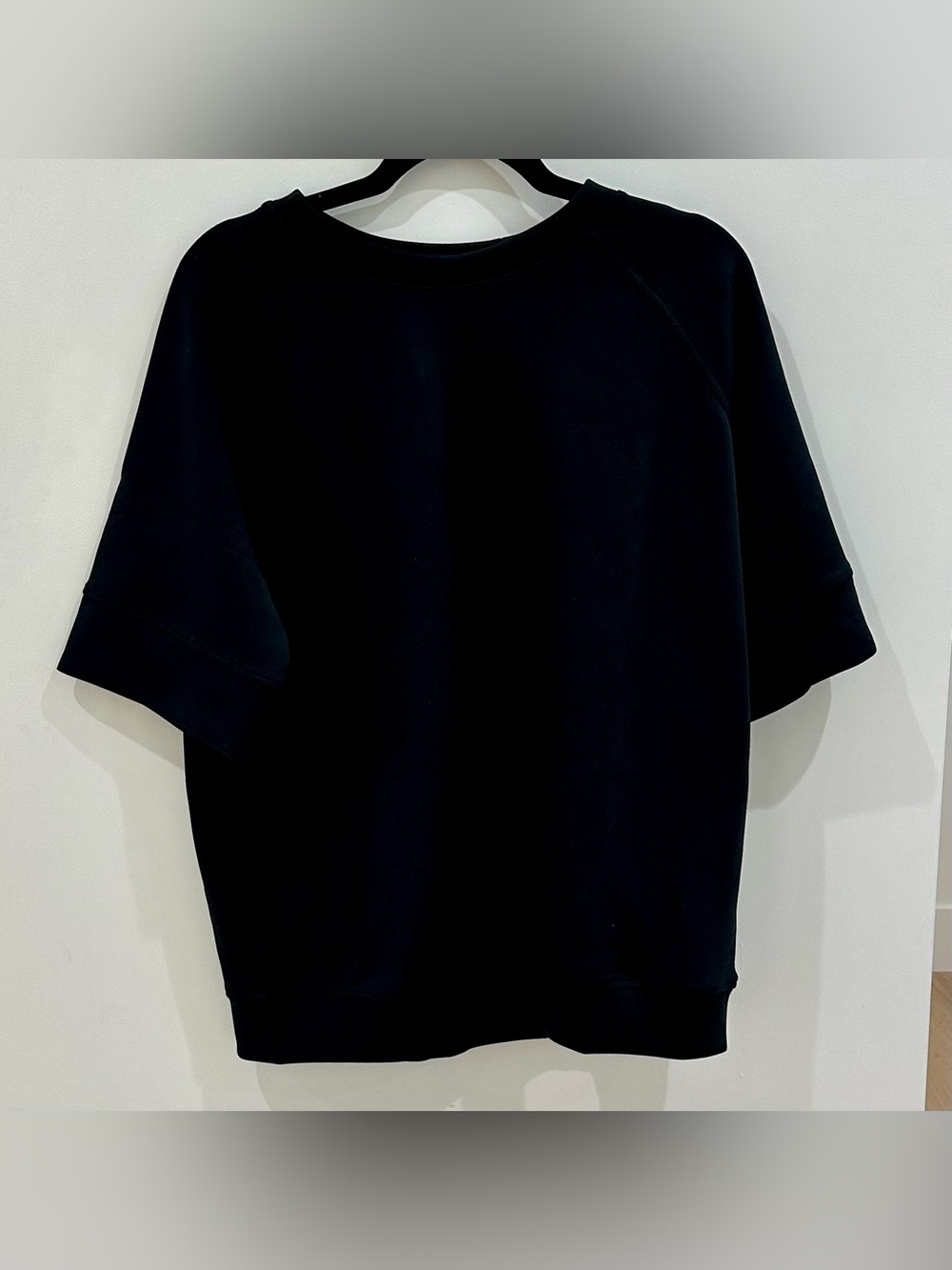NWOT Rae Mode Round Neck Scuba Top Size L